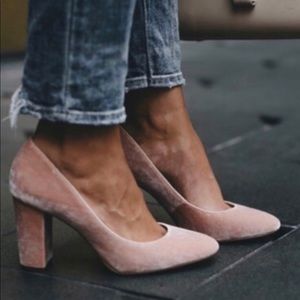 Louise et Cie Jianna velvet heels